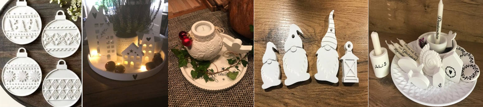 Dekoration und kleine Geschenke aus Raysin